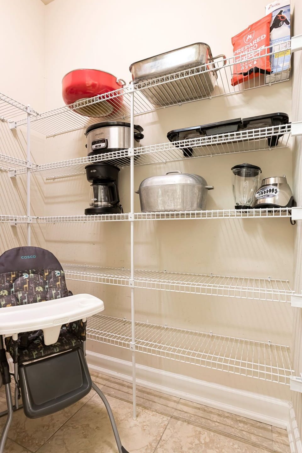 Fully stocked for cooking for large groups