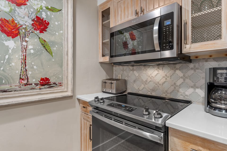 Stove and Microwave