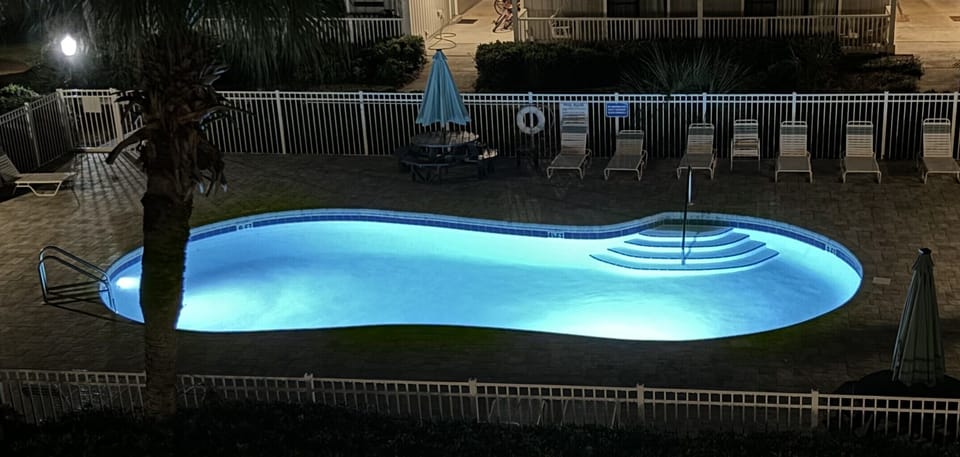 Pool at night