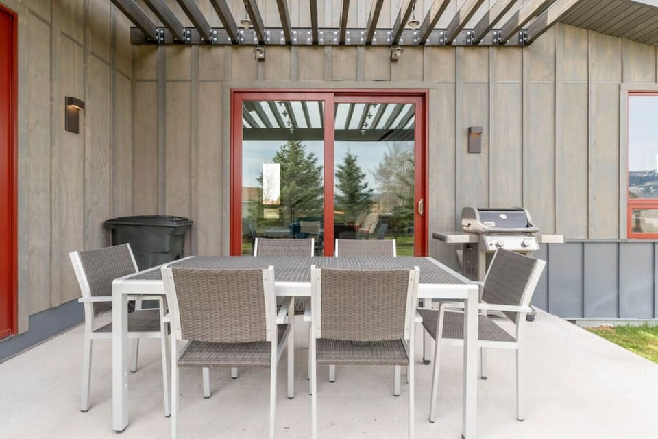 Outside Grill and Seating