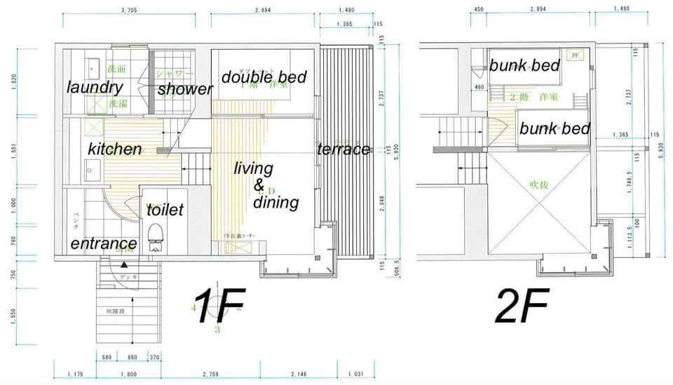 Comfort Cabin, Multiple Beds, Annex Building | Floor plan