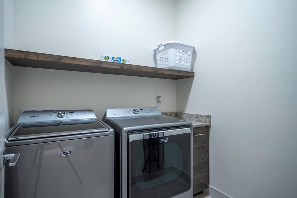 Laundry room off kitchen