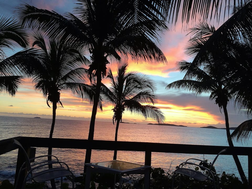A Sunset from the Lower Deck