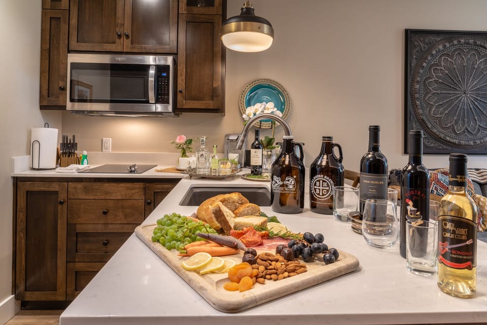 Making a Meal in your Suite, Coffee Always provided for your Sta