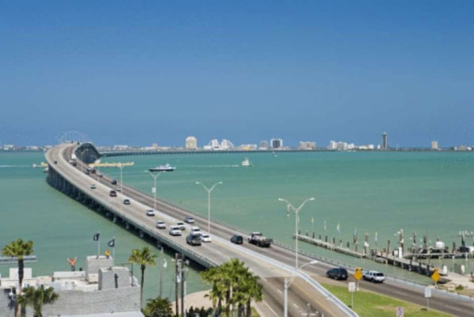 Causeway that connects South Padre Island with Port Isabel