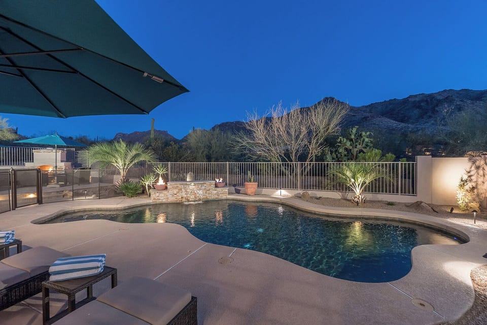 Mountain Views - Pool heating is optional.