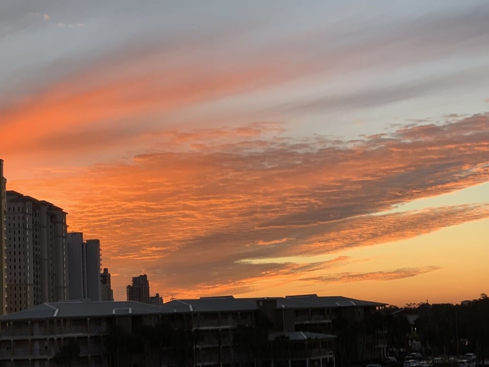 Beautiful Sunset Out Our Front Door