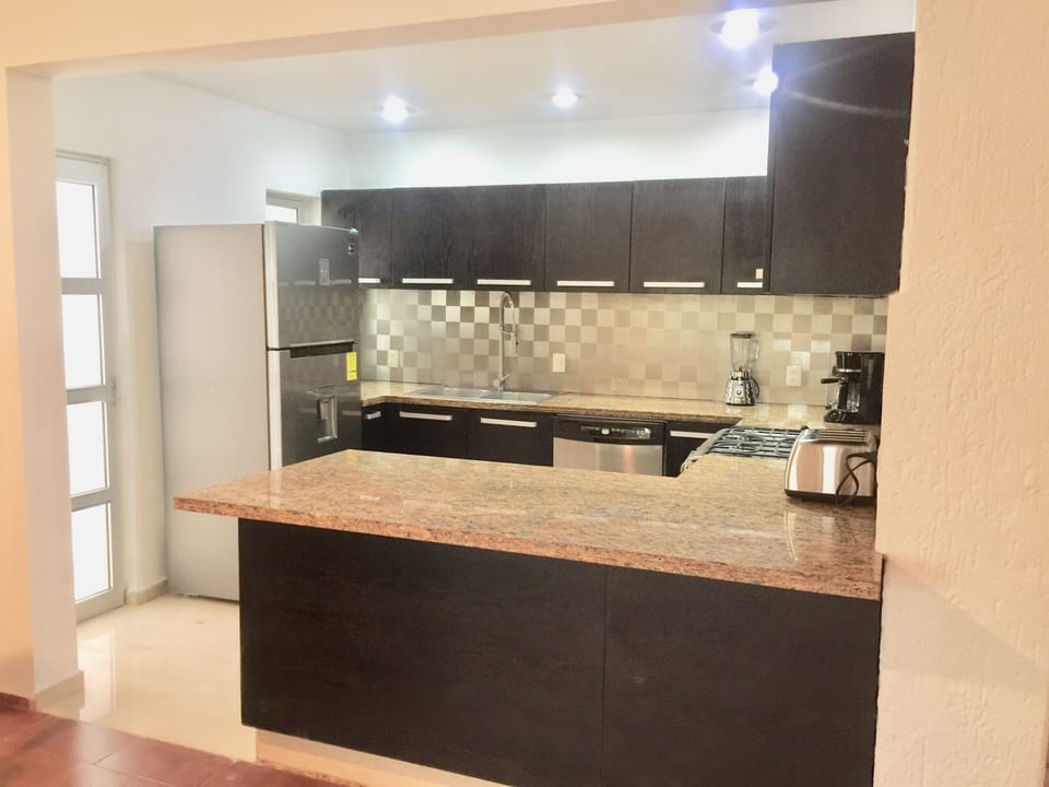 Microwave, oven, stovetop, espresso maker