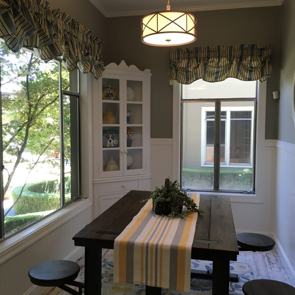 Enjoy a cup of coffee or meal in your kitchen nook