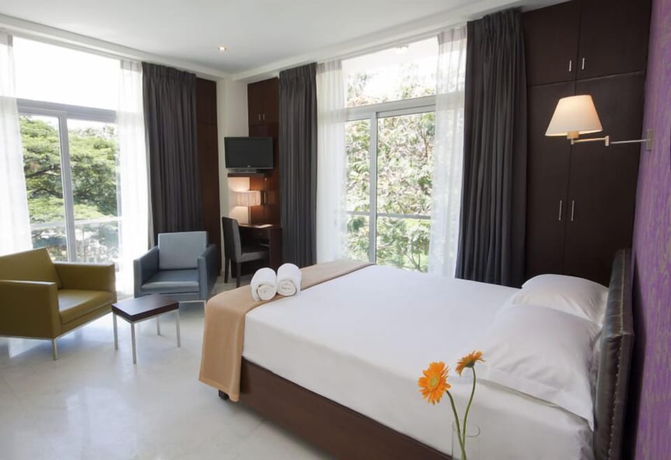 Premium Room, 1 King Bed, Accessible, Smoking | Egyptian cotton sheets, minibar, in-room safe, individually furnished