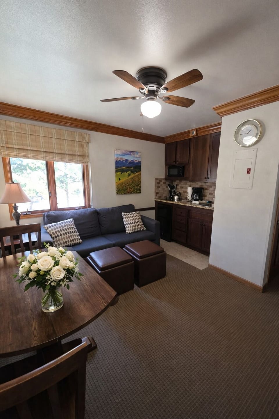Suite, 1 Bedroom | Living area | 32-inch flat-screen TV with cable channels, TV, DVD player