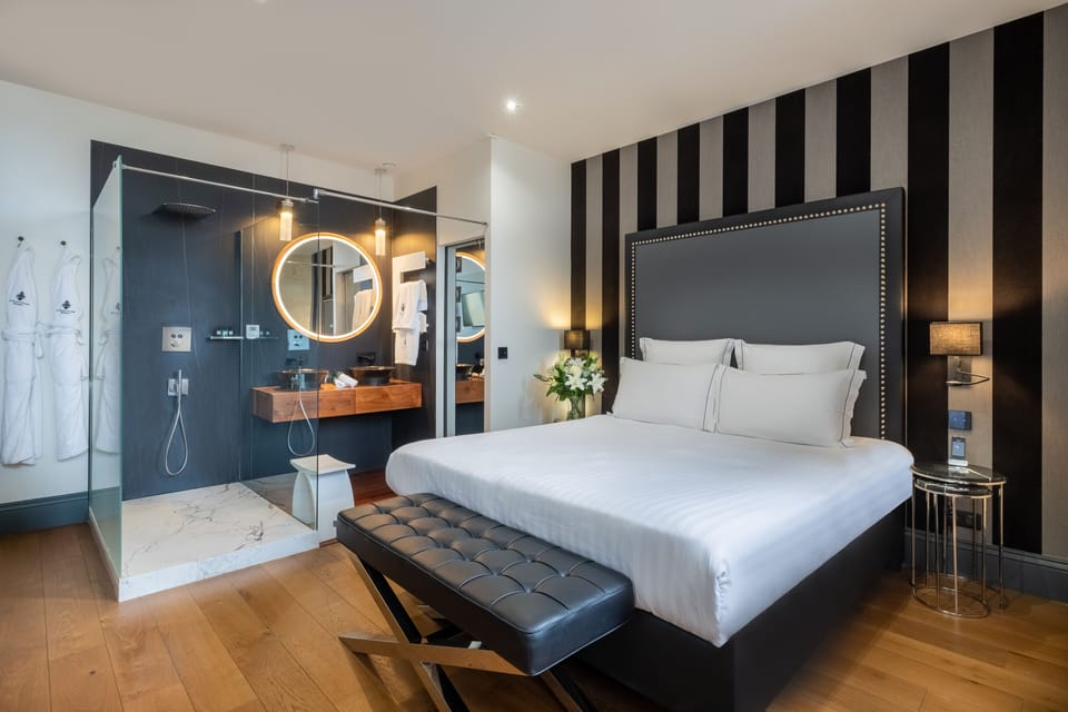 Double Room (Elegance) | Egyptian cotton sheets, premium bedding, memory foam beds, minibar
