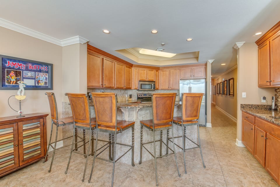 Counter is good for many things - decorating cookies or eating snacks are just 2