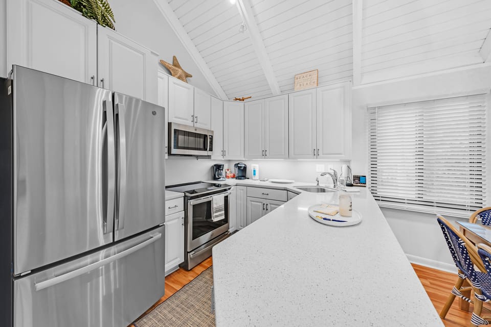 Fully stocked kitchen