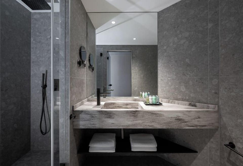 Deluxe Room | Bathroom | Shower, free toiletries, hair dryer, slippers
