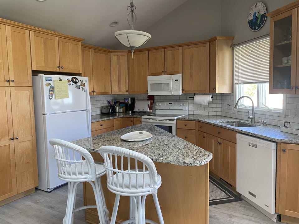 Kitchen with all the essentials for cooking and entertaining