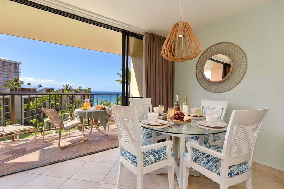 Indoor dining with tropical charm and relaxing ambiance.