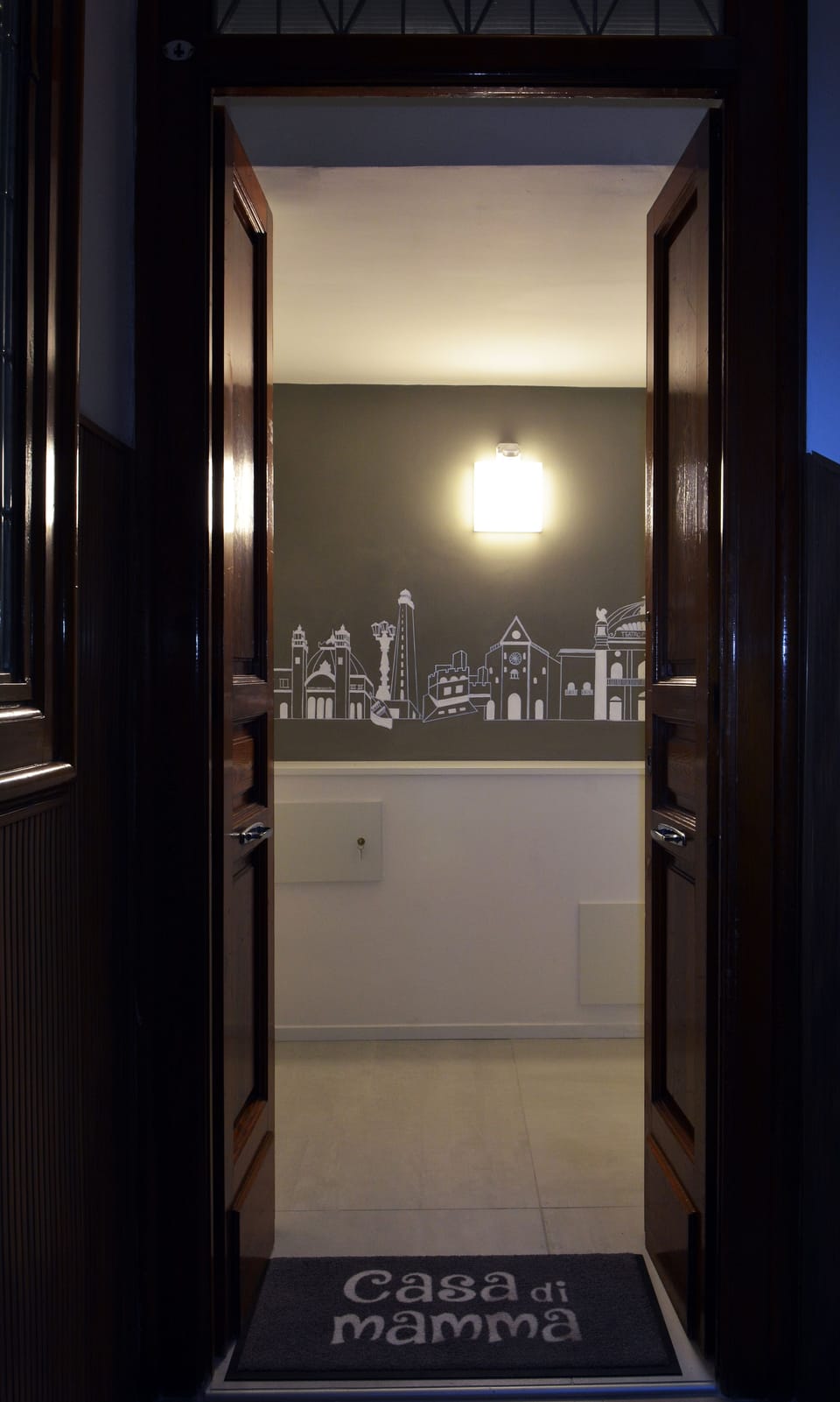 Interior entrance