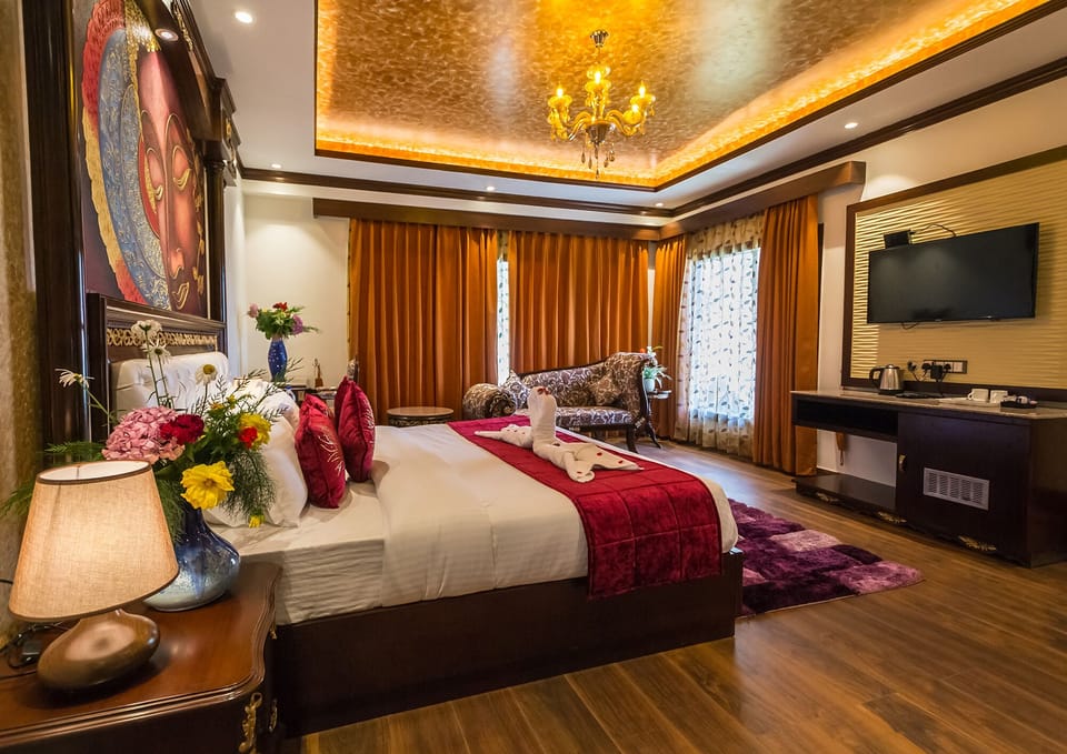 Royal Room | Select Comfort beds, individually decorated, individually furnished