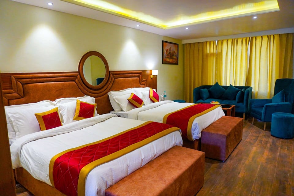 Desk, rollaway beds (surcharge), WiFi (free)