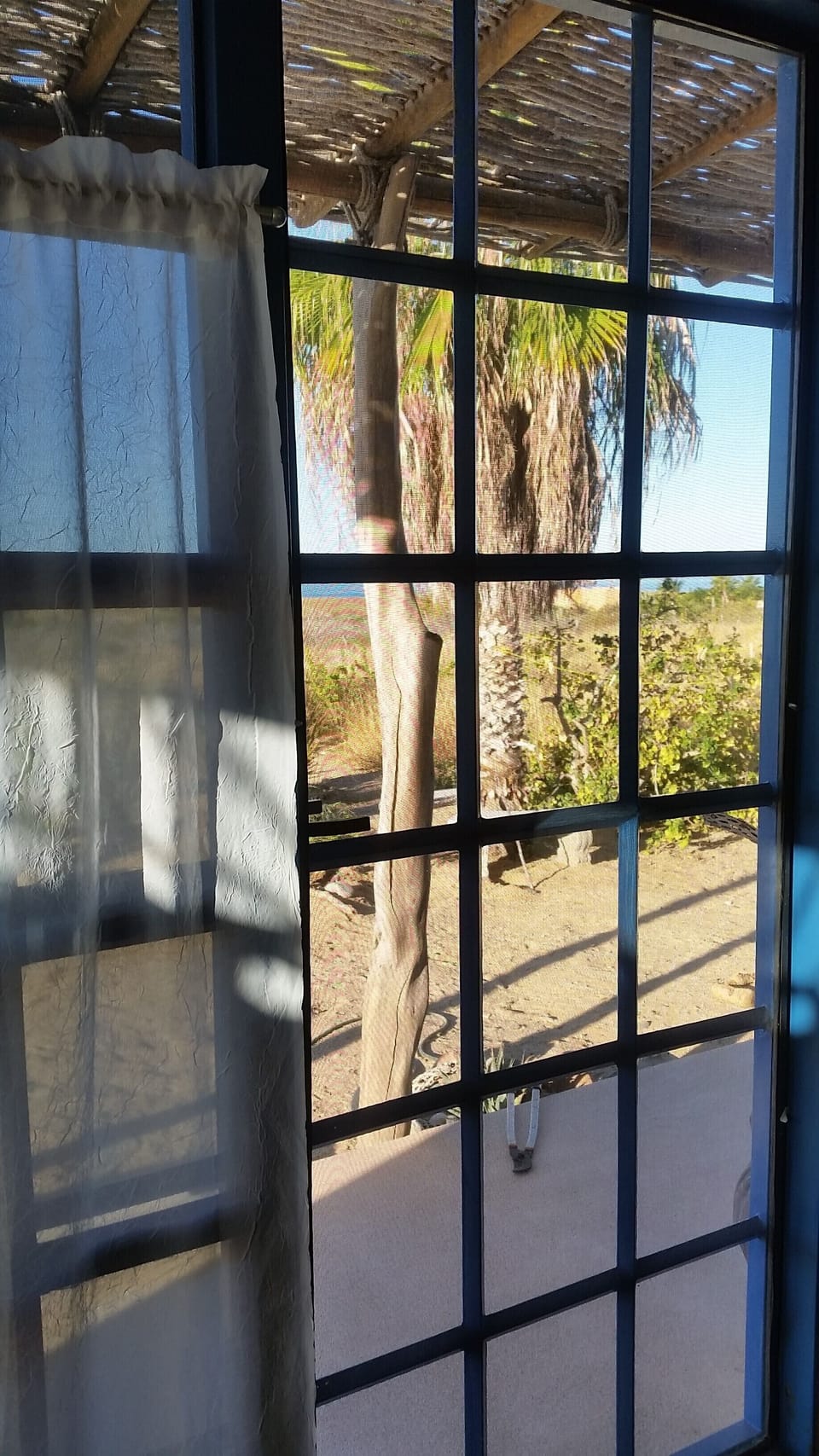 View out french doors to northwest - a great view in either direction.