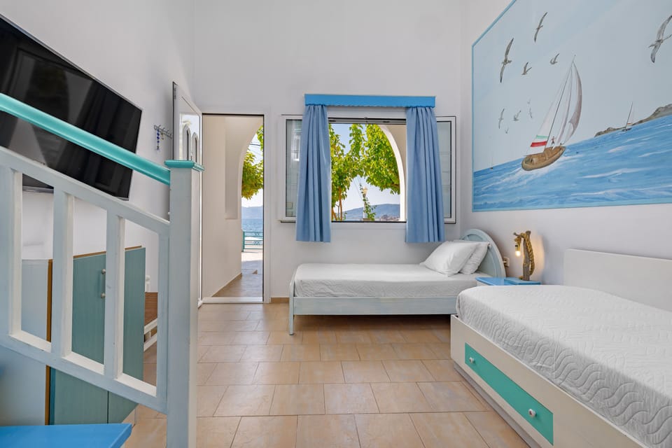 Superior Apartment, Sea View, Ground Floor | 1 bedroom, premium bedding, in-room safe, individually decorated