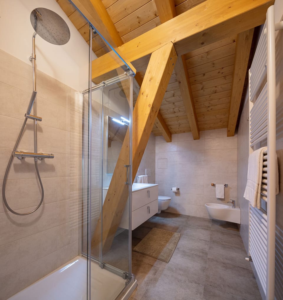 Triple Room | Bathroom | Shower, rainfall showerhead, free toiletries, hair dryer