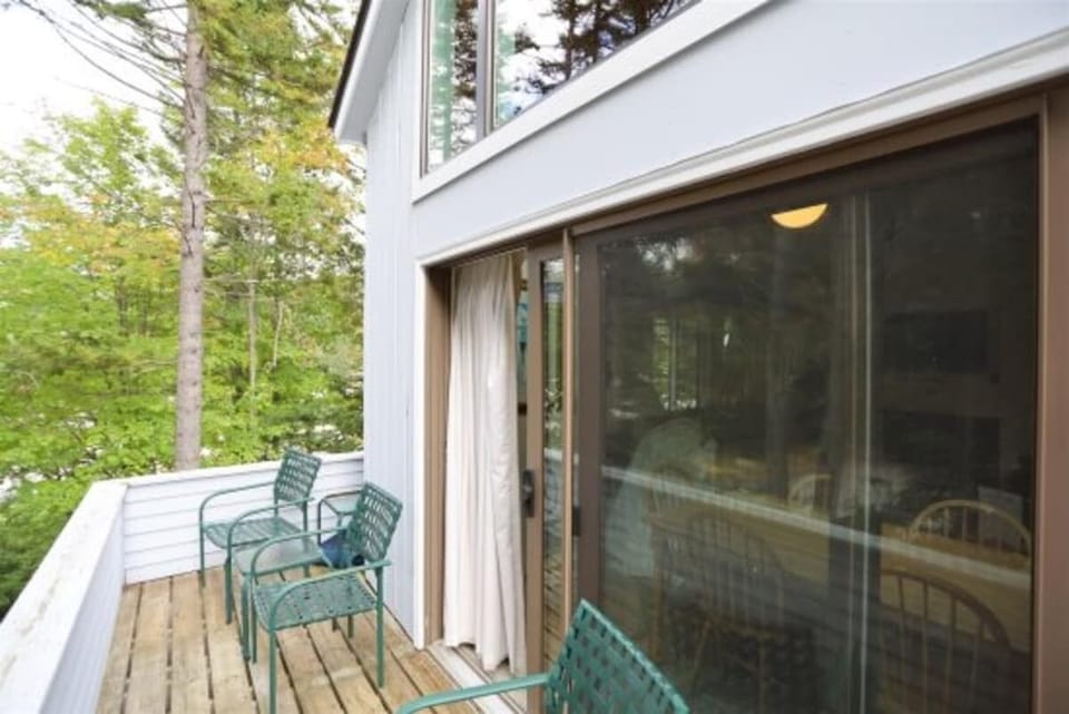 Patio at Sunnyside Condo at Waterville Valley