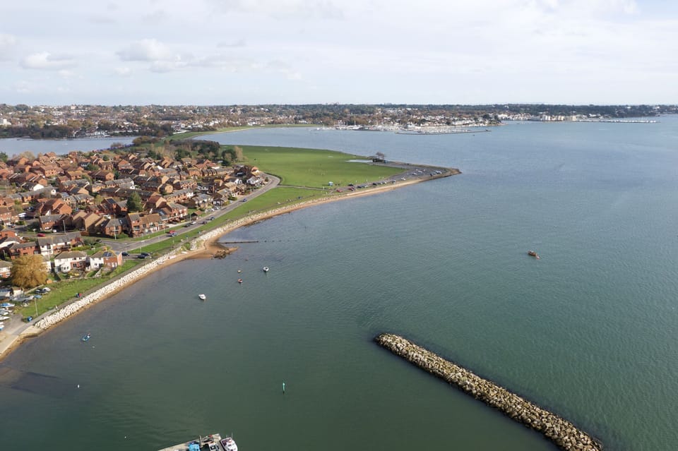 Harbour -Cottage is in the background