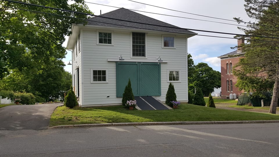 Two car driveway accessible off Middle Street.