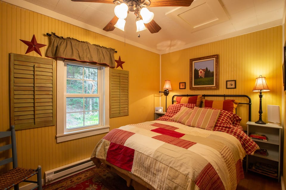 The other bedroom has a full bed and a roll away if needed.