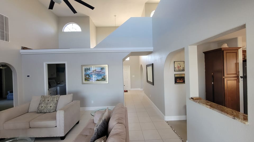 Open-Concept Living with Vaulted Ceilings & Custom Details