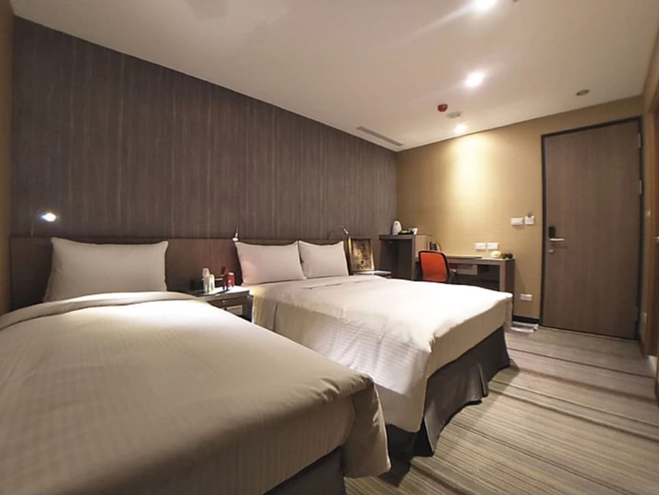 Triple Room | Premium bedding, down comforters, desk, laptop workspace