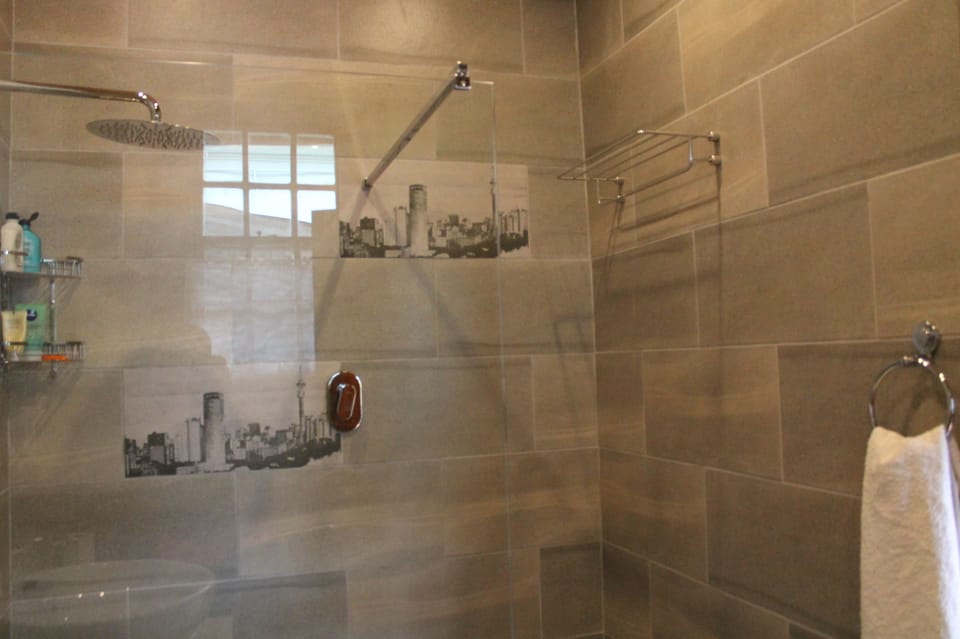 Standard Double Room, Balcony | Bathroom shower