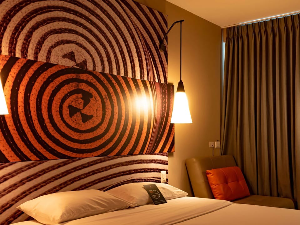 In-room safe, desk, laptop workspace, blackout drapes