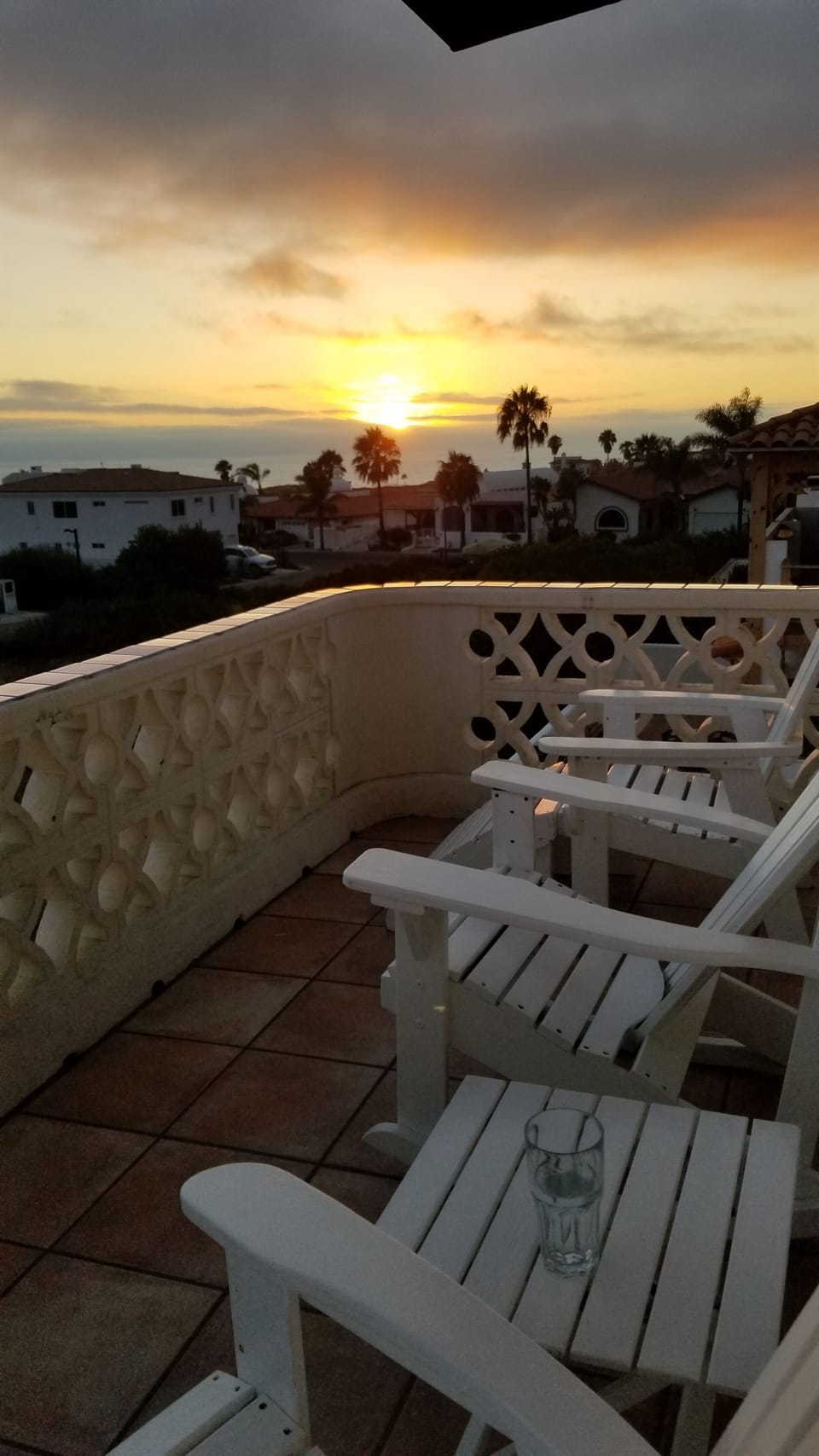 Sunset from Back Balcony