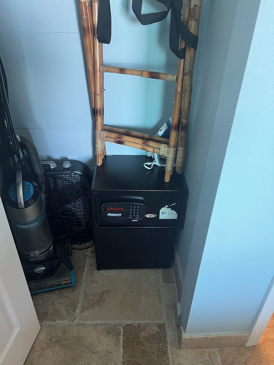 safe in master bedroom