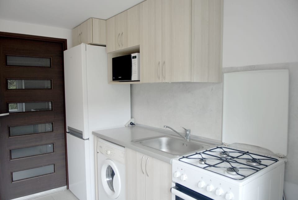 Apartment, Non Smoking | Private kitchen | Fridge, microwave, oven, stovetop