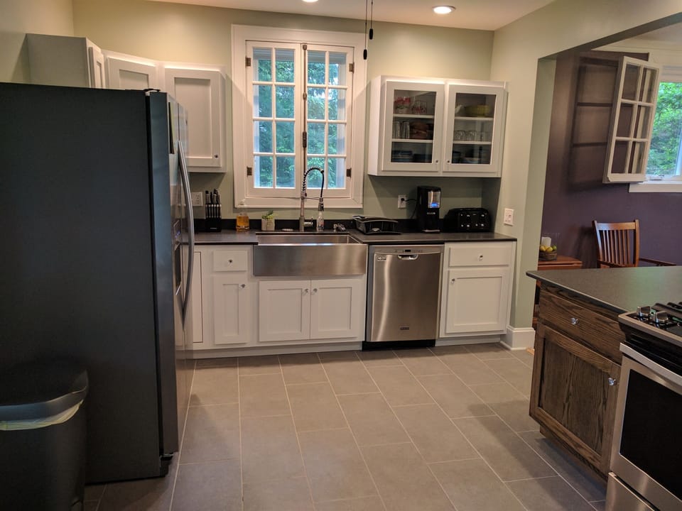 well stocked kitchen