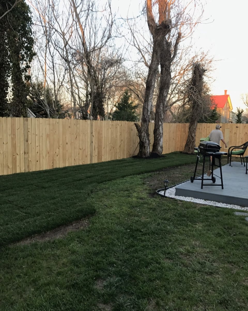 Private backyard perfect for entertaining and relaxing : )