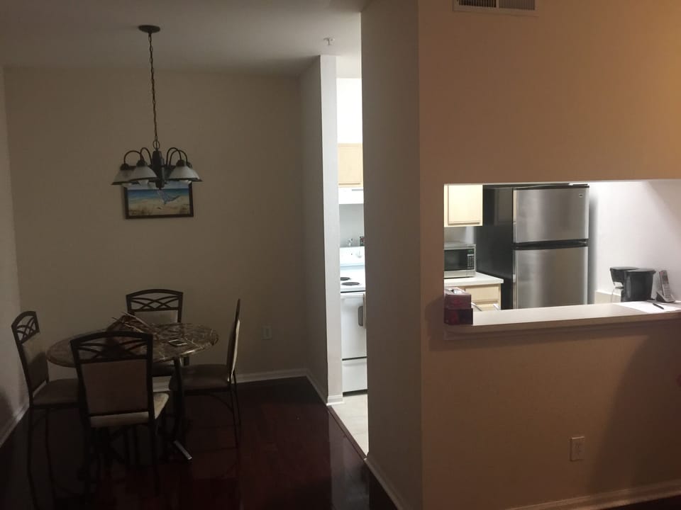 Kitchen and dining area