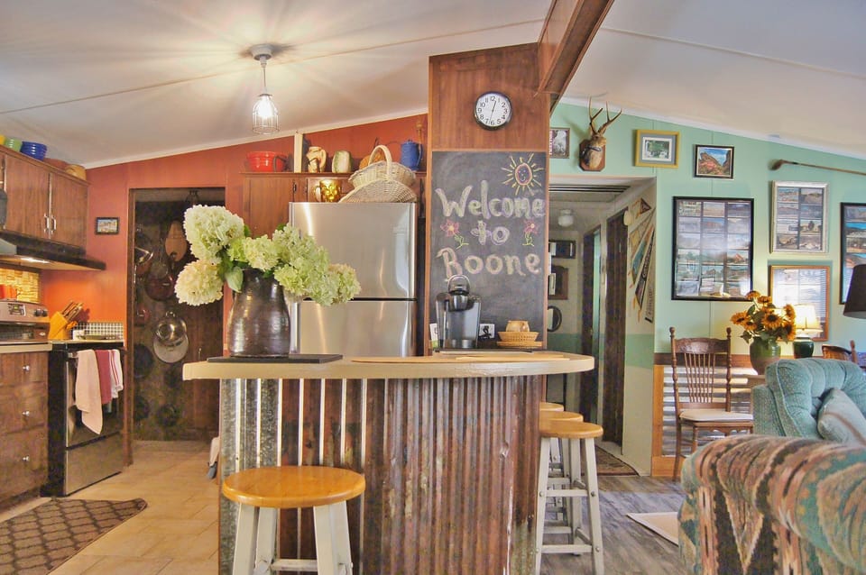 Welcome to our Boone uber cabin! You will love it and it will love you back...