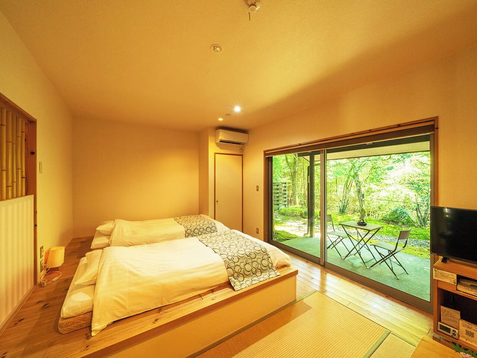 Japanese Style Room with Private Open-air Bath, SESERAGI, KODAMA, Type A | Premium bedding, in-room safe, desk, WiFi (free)