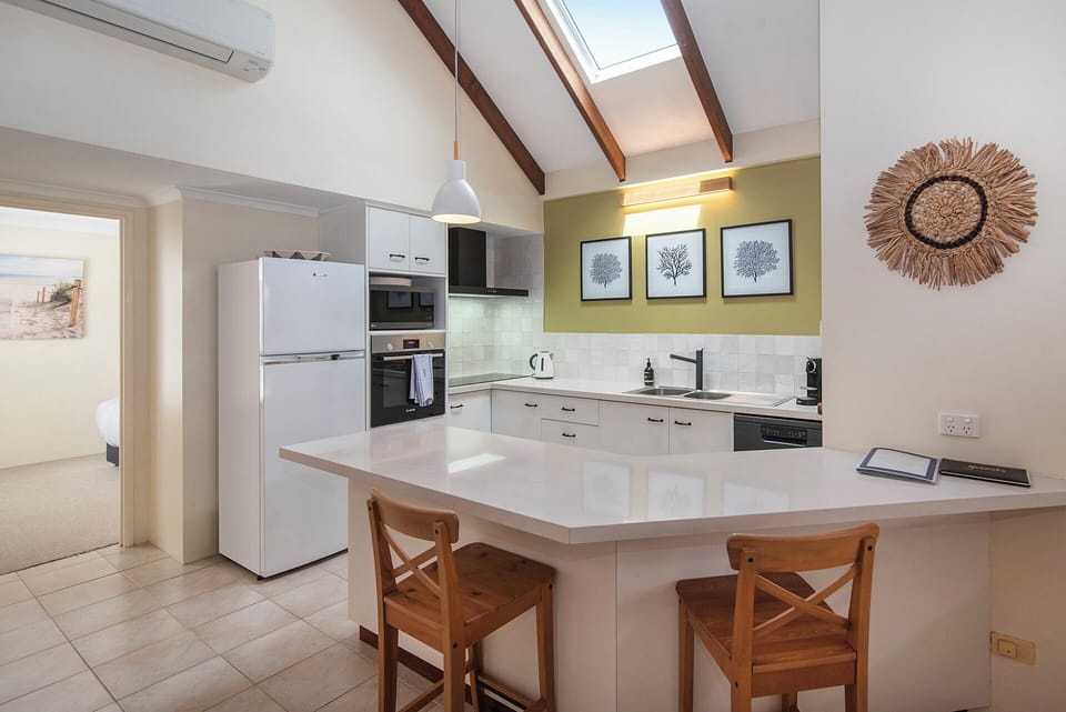 The Villa has a fully equipped kitchen.