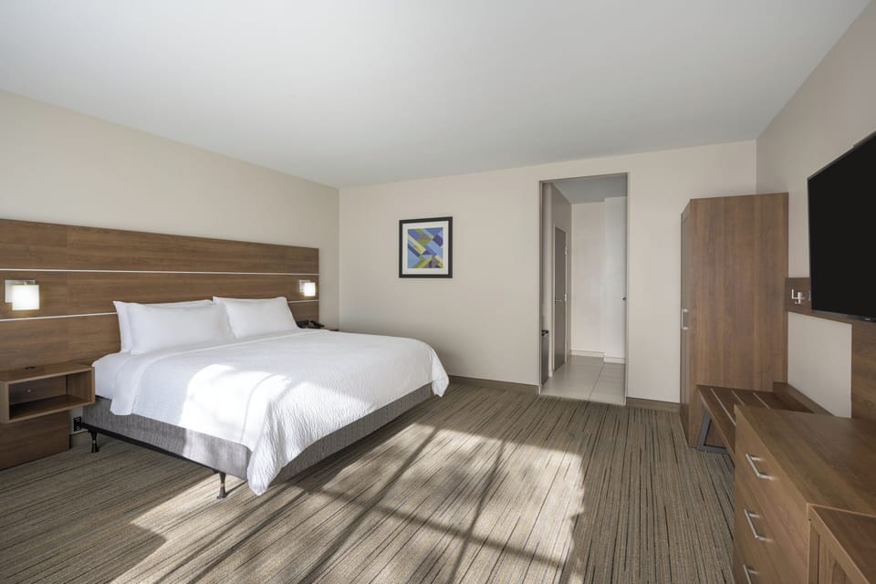 Standard Room, 1 King Bed, Accessible (Mobility, Roll-In Shower) | Hypo-allergenic bedding, desk, laptop workspace, blackout drapes