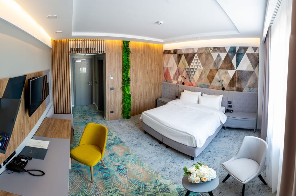 Deluxe Double Room Single Use, 1 Queen Bed, Non Smoking | Premium bedding, pillowtop beds, in-room safe, desk