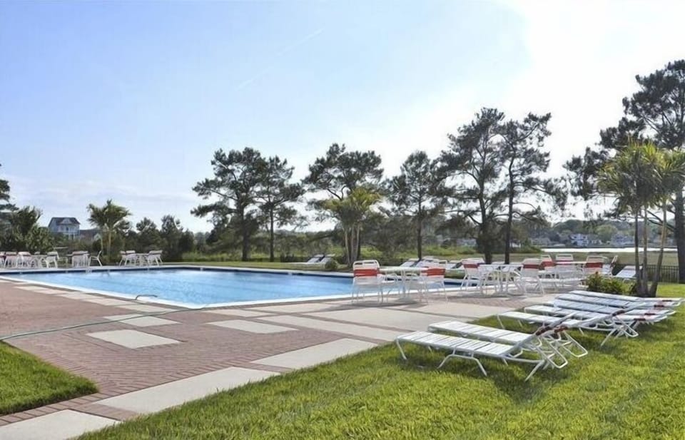 Great outdoor pool area.  Grills are available (not pictured)