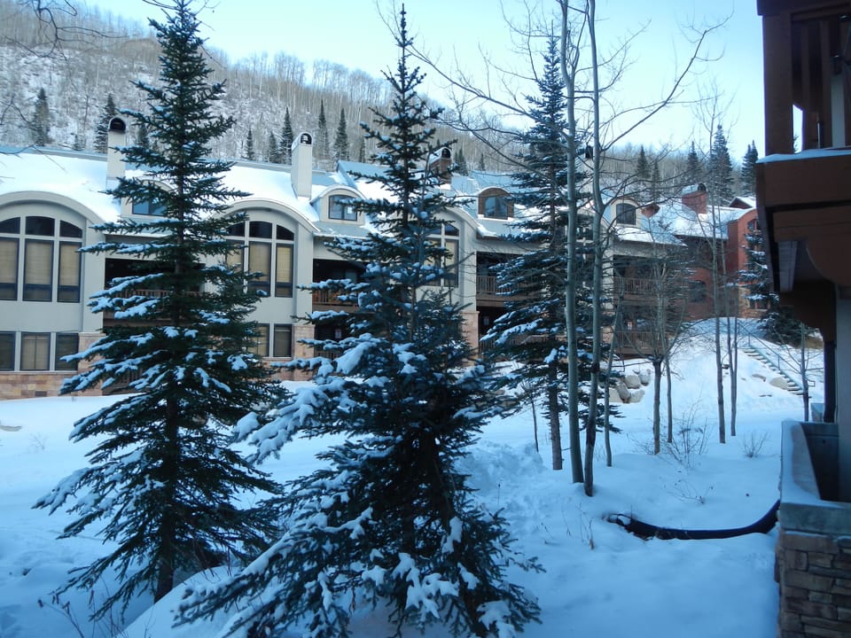 Another outside view from the deck.
