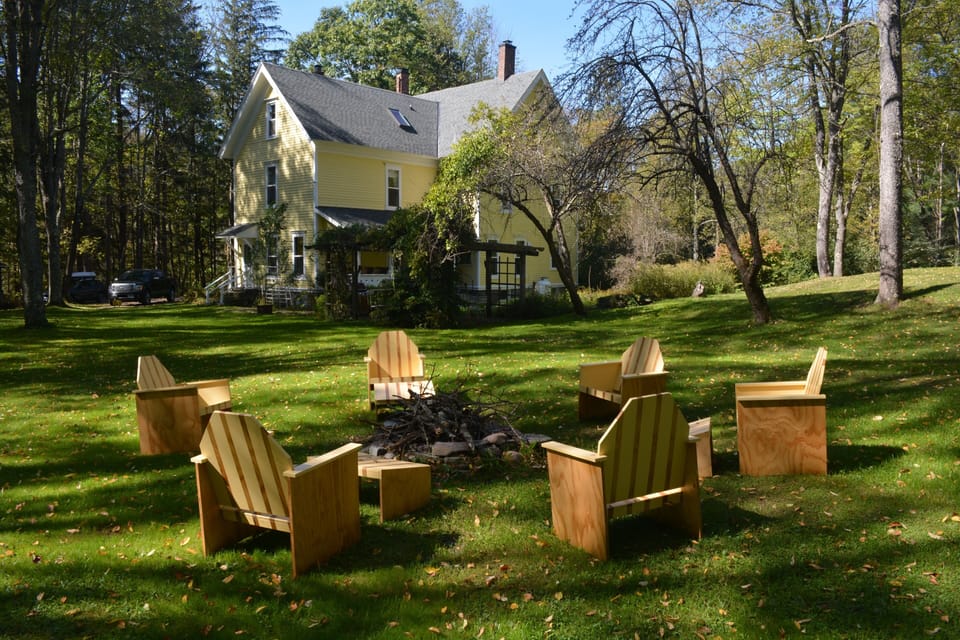 Fire pit.