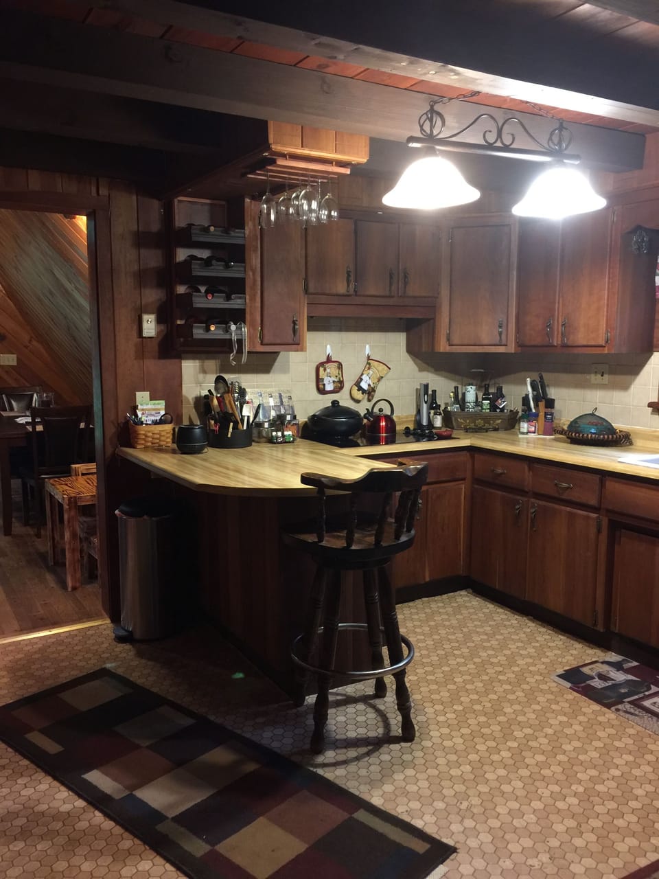View of kitchen